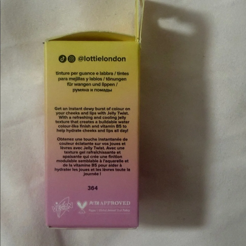 Lottie London Jelly Twist Cheek & Lip Tint - Red